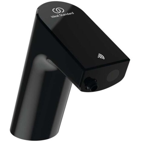 Ideal Standard Intelliflow - Rubinetto elettronico non miscelatore, alimentazione a rete, Black Onyx A7858B3