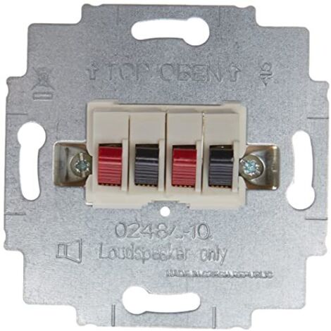 BUSCH-JAEGER 0248/02-101, PRESA DI COLLEGAMENTO PER ALTOPARLANTE STEREO (1/4)