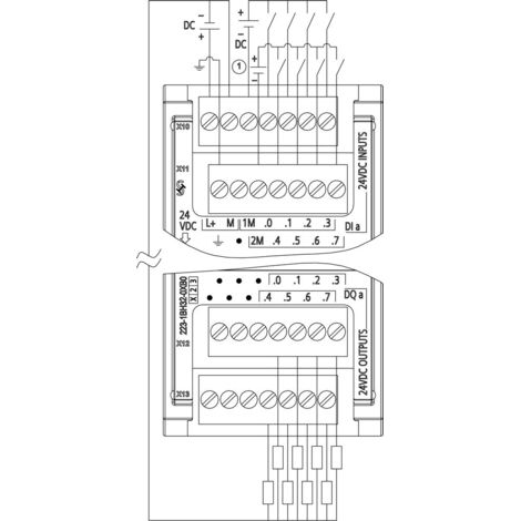 Unita di ingresso e uscite digitali Siemens Simatic S7-1200 SM1223 24VDC 6ES72231BH320XB0