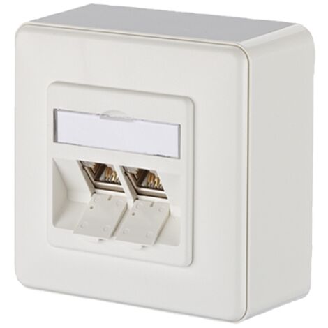BTR E-DAT - SCATOLA DI CONNESSIONE ETHERNET 8/8(8) AP, BIANCO (1/2)