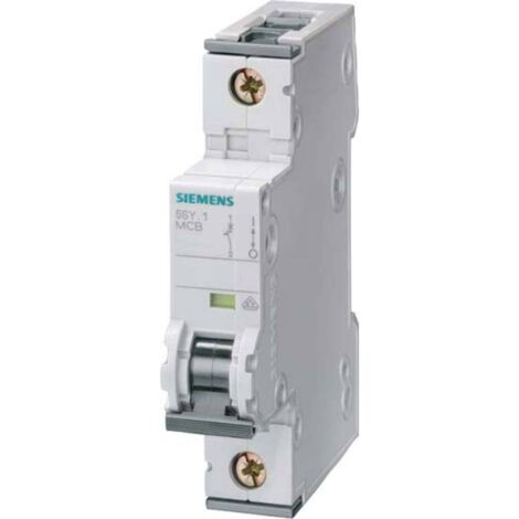 Interruttore modulare protezione Siemens 5SY4104 4 ampere grigio