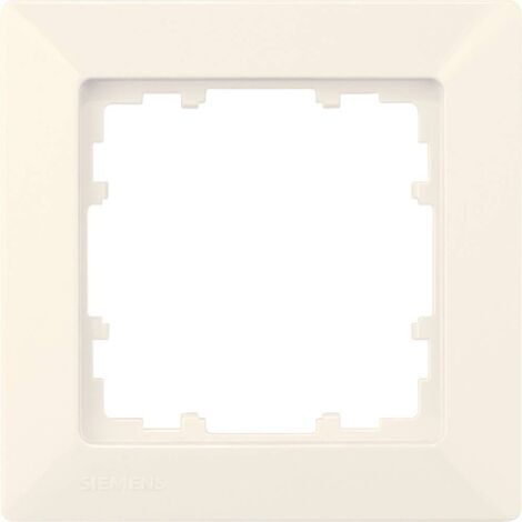 Siemens Interruttore 1 parte Telaio di copertura Delta Bianco 5TG25810 (1/4)