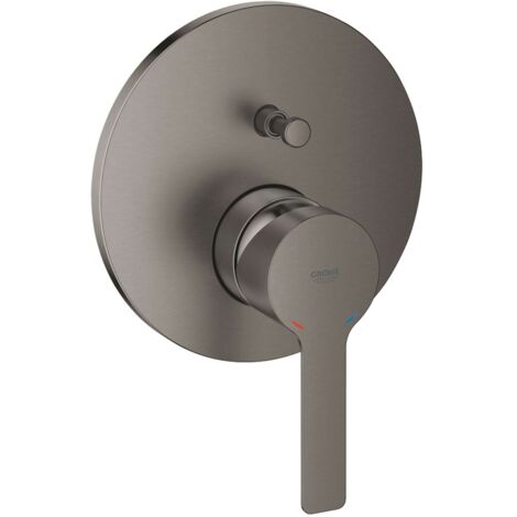 GROHE Miscelatore vasca elettronico Lineare 240641 FMS per 35600 hard graphite spazzolato, 24064AL1 (1/4)