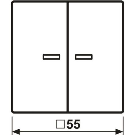 Jung Home Taster 2fach BTAS17102WW bianco alpino interruttore
