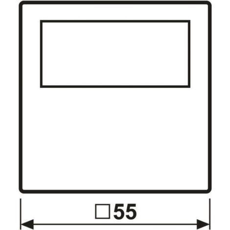 JUNG HOME Display termostato ambiente, serie AS/A, nero BT A 1791 SW