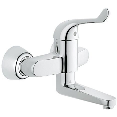 GROHE Miscelatore termostatico di sicurezza per lavabo Euroeco Special 32792 montaggio a parete bocca 197mm cromo, 32792000 (1/4)