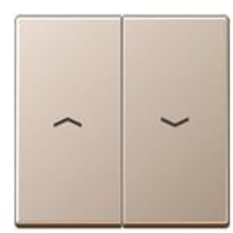 Jung Bilanciere doppio, con simboli freccia, termoindurente verniciato, serie A, champagne A 595 P CH