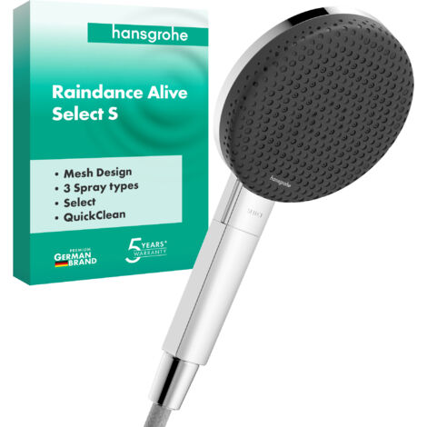 Hansgrohe Doccetta Raindance Alive Select S - 125 3 getti cromo, 24500000 (1/5)