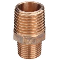 VIEGA 3245 Raccordo Nipple Ridotto Ø2"Maschio x1.1/4"Maschio Bronzo - 320270