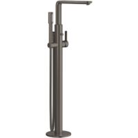 GROHE Miscelatore monocomando per vasca Lineare 237921 montaggio a pavimento FMS hard graphite spazzolato, 23792AL1