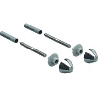 Geberit GE Set di fissaggio per orinatoi cromato, 521011000