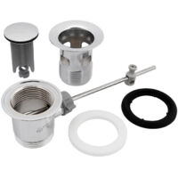 Kit completo di scarico/troppo pieno IDS cromato