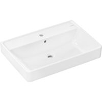 hansgrohe Xanuia Q lavabo, avec trou pour robinet, avec