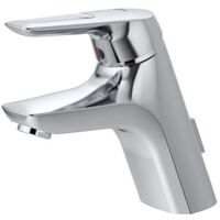 Ideal Standard Miscelatore lavabo Ceramix Blue, con piletta di scarico, sporgenza 135mm, Cromo, A5646AA