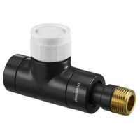 Valvola THERM.SERIE E 1/2 DESTRA NERA