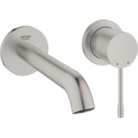 Rubinetto da parete a 2 fori Essence 291921 FMS con estensione di 183 mm in superacciaio