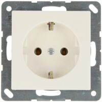 Jung preso schuko come 500, bianco alpino, a520ww