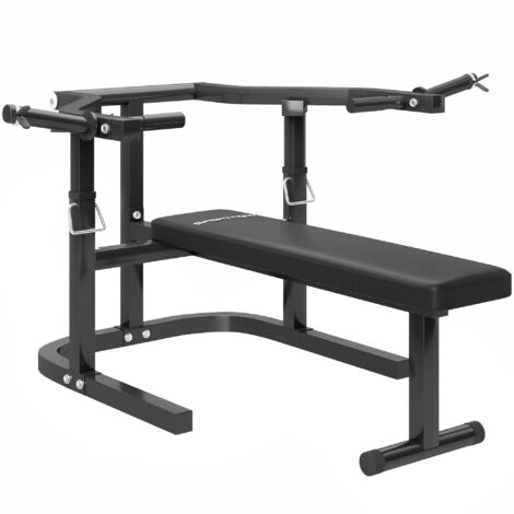 Macchina Pettorali ad Altezza Regolabile in Acciaio, 150x150x60-85 cm, Nero