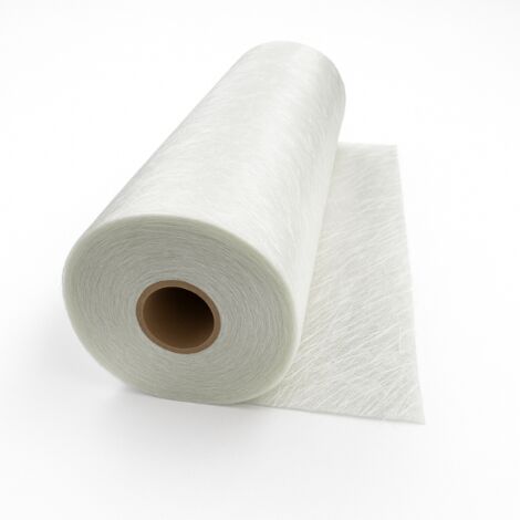 Rouleau de Fibre de verre Mat 300 g/m² pour Réparation et Stratification 50m²