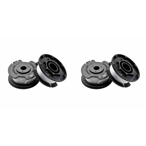 Lot de 4 bobines de fil de rechange pour tondeuse Einhell GE-CT 18/28 Li – Nylon durable pour coupe efficace – Accessoire tondeuse à gazon