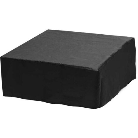 Housse de protection pour spa 220x220x85 cm – Tissu Oxford imperméable – Résistante aux UV et intempéries – Design profilé pour ajustement (1/5)