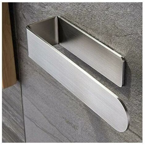 Porte-serviettes auto-adhésif - Anneau porte-serviettes Porte-serviettes en acier inoxydable pour salle de bain--37cm (1/5)