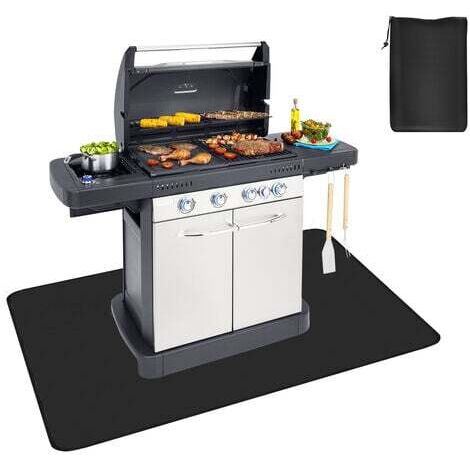 Tapis de barbecue 97127CM Tapis de protection de sol pour barbecue Tapis de barbecue et plancha (1/5)