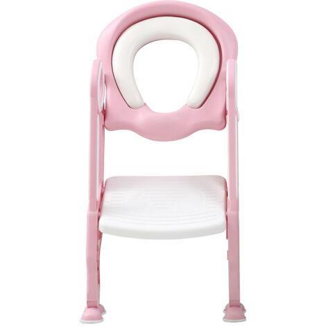 Siège des toilettes pour enfants,Siège de Toilette Pliable-Reducteur de toilette bébé rose
