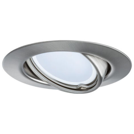 93420 Base Spot encastrable jeu de 3 LED GU10 15 W acier inoxydable (brossé) (1/5)