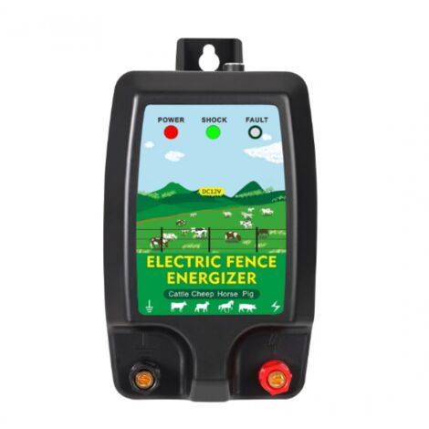 Clôture Électrique Haute Puissance pour Bétail et Animaux - Électrificateur de Clôture avec d'Alimentation pour l'Élevage de Volailles