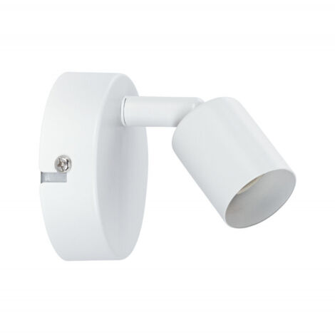 Spot Carolina max 1x10W GU10 Blanc mat 230V Métal - Paulmann (1/5)