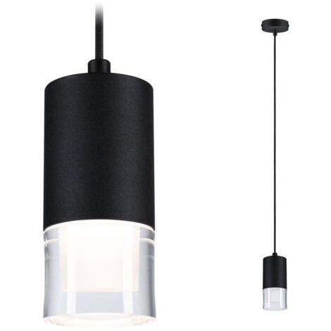 Kame Suspension LED Noir Mat Design Moderne (1/5)