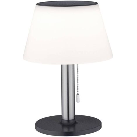 Paulmann 94309 Lampe de table solaire 0.8 W blanc chaud acier inoxydable (1/8)