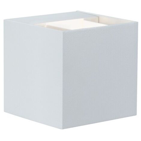 Applique murale LED en saillie Cybo - Blanc - 2 x 3W - 2700K - IP65 - 80 x 80mm - Non dimmable (1/5)