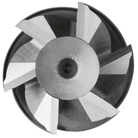 Fraise C273 DIN 844 L D.28mm Coupe-L.90mm HSS-E-PM Brut 30 degrés Z.6 DO (1/3)