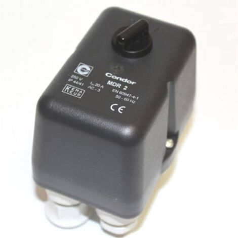 Interrupteur à pression 9063018 – 3/8 pouces IG – Pression max 12 bar – Réglable pour compresseur d'air – Compatible 1/4 pouces – Aerotec (1/2)