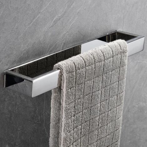 30 Cm Porte-Serviettes De Salle De Bain sans Perçage Auto-Adhésif, Autocollant Porte Serviette Acier Inoxydable pour Salle De Bain (1/5)