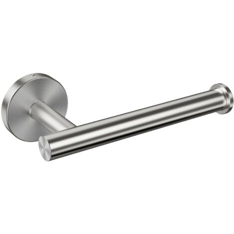 Porte-Serviettes perforé, Porte-Papier Toilette Acier Inoxydable SUS304 de Qualité pour Salle de Bain Cuisine Toilettes, Support de Papier Toilette Mural(Nickel brossé) (1/5)