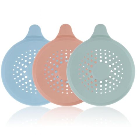 3 PCS Bouchons De Vidange en Silicone Diamètre15 X 18,5 Cm,Bouchon Baignoire Silicone Universel avec Ventouse,Filtre Anti-Cheveux pour Salle De Bain, Douche Et Lavabo (1/5)