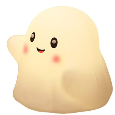 Veilleuse fantôme, veilleuse fantôme d'Halloween,Lampe tactile fantôme de chevet mignonne - Lampe de chevet pour chambre d'enfant, veilleuse, décoration de dortoir pour la maison, le salon, la chambre (1/5)