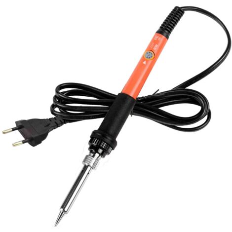 Fer à souder avec câble, fer à souder électronique professionnel de 60 W, 200 ℃-450 ℃ pour réparation de soudure, réparation électrique, bijouterie, bricolage (1/5)