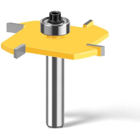 Fraise à rainurer à disque large 8 mm pour défonceuse 2" Diamètre 4 mm