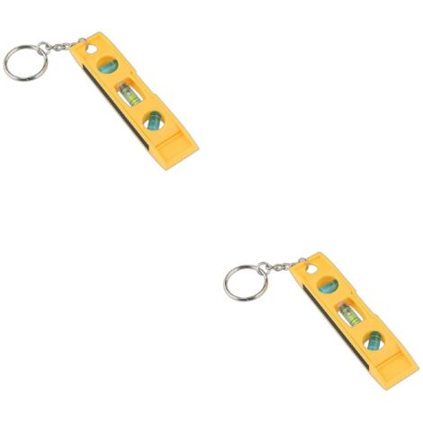 Mini niveau à bulle 3 niveaux avec porte-clés magnétique - Outil de mesure de niveau de plomberie / niveau / niveau de mesure de 45 degrés (1/5)