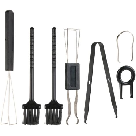 7 Pièces Kit d'Outils Extracteur de Clavier, Extracteurs de Touches pour Clavier Mécanique avec et d'Interrupteurs, Pince à Épiler, Brosse de Nettoyage Compatibilité Étendue avec Claviers (1/5)