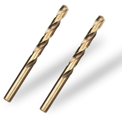 2pcs 9.5mm Foret Hélicoïdal Professional Forets à Métaux en Acier Inoxydable, Standard DIN 338 (1/5)