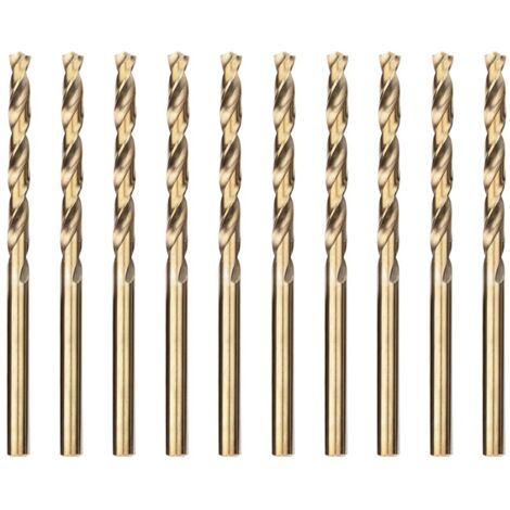 Foret Hélicoïdal Professional Forets à Métaux en Acier Inoxydable, Standard DIN 338 (4.2mm x 75mm x 10pcs) (1/5)