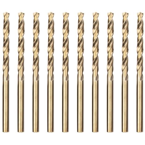 10pcs 4.5mm Foret Hélicoïdal Professional Forets à Métaux en Acier Inoxydable, Standard DIN 338 (1/5)