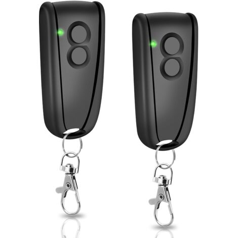 433,92 MHz Telecommande Porte Garage, 2 Boutons Telecommande Portail, Compatible Avec Ecostar RSC2, RSE2 Telecommande, Compatible Avec Liftronic 500, 700, 800 Porte de Garage(2 Piece) (1/5)
