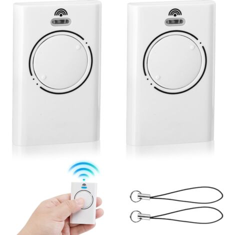 2 Pièces 2 Canaux Telecommande Porte 868MHz de Émetteur de Garage Bip Universelle Telecommande Portail Compatible avec XT2 868 SLH LR/XT4 868 SLH LR/XT4 868 SLH/XT2 868 SLH（Blanc） (1/5)