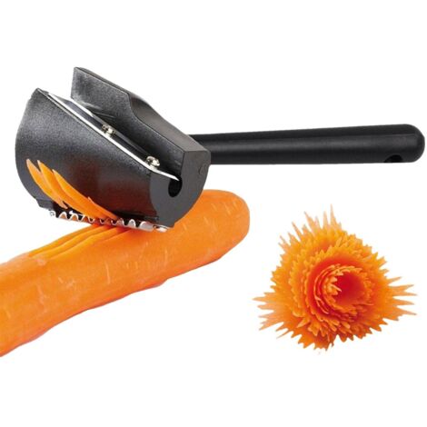 Curler et Carottes Coupe-légumes Carotte Trancheuse Cuisine Fruits Légumes Trancheuse Cuisine Fournitures Rouleau Fleur Décoratif Pomme Terre Carotte Cutter (1/5)